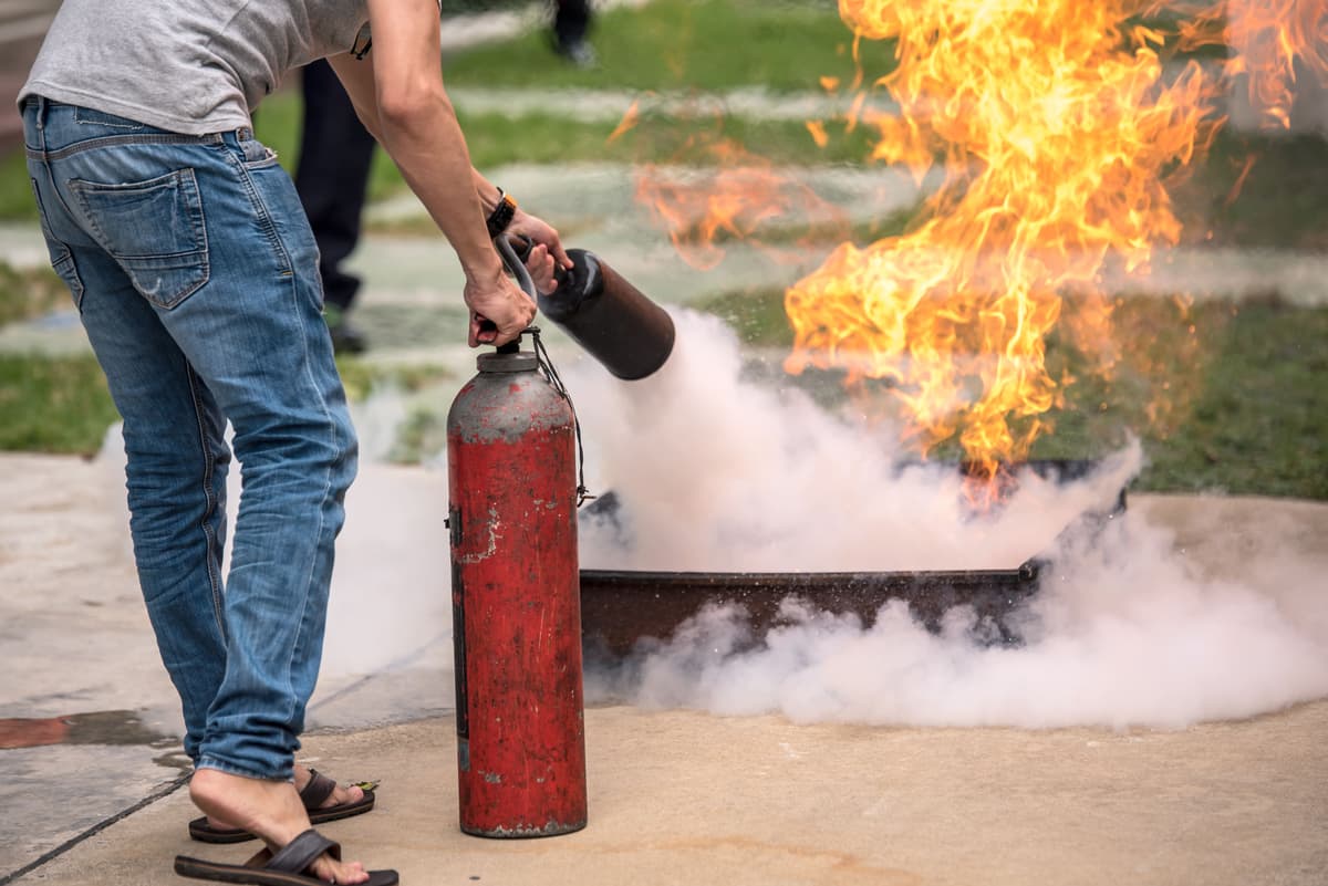 Foam Fire Extinguisher