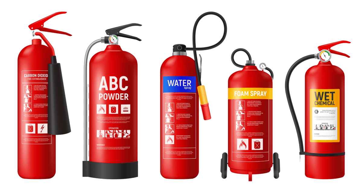 Fire Extinguisher Set